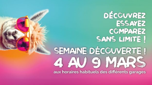 Discovery Week from Monday 4 March to Friday 9 March at Fila Groupe